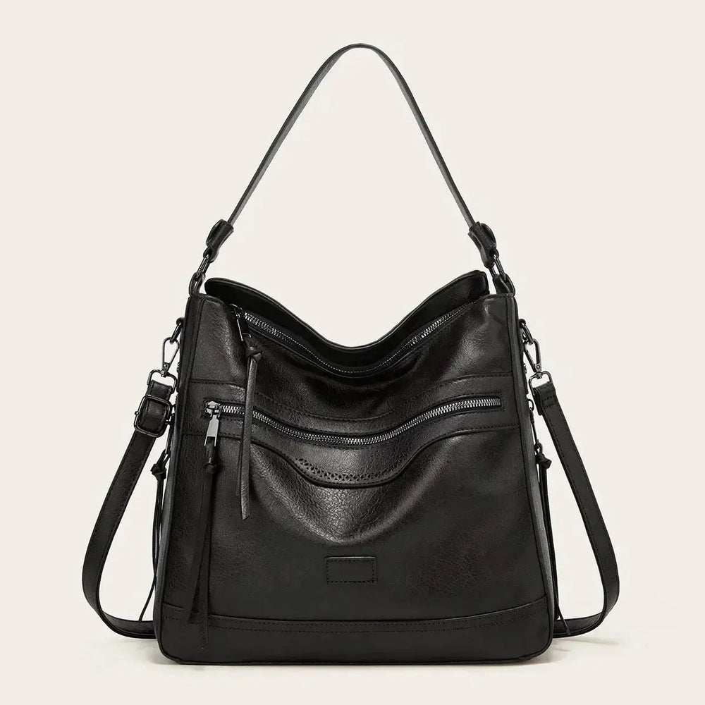 Nora’s Vintage Charm | Läderaxelväska